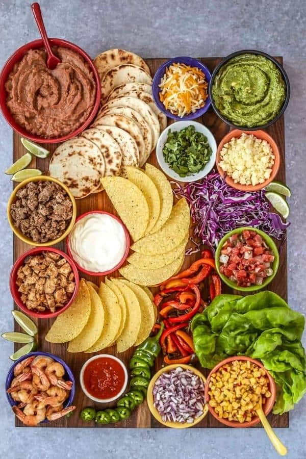 BUILD-YOUR-OWN TACO BOARD