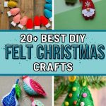 The Best Felt Christmas Crafts to Make For Decorations at Home