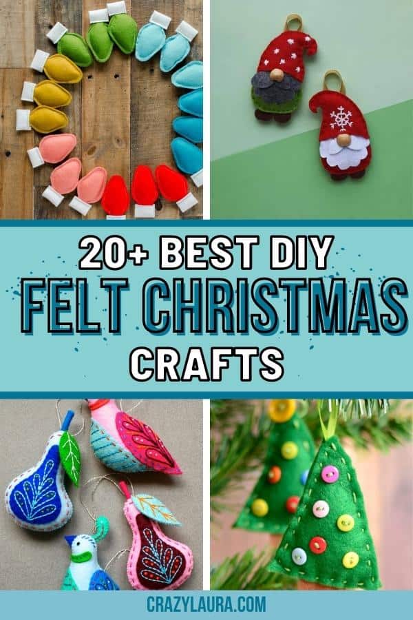 The Best Felt Christmas Crafts to Make For Decorations at Home