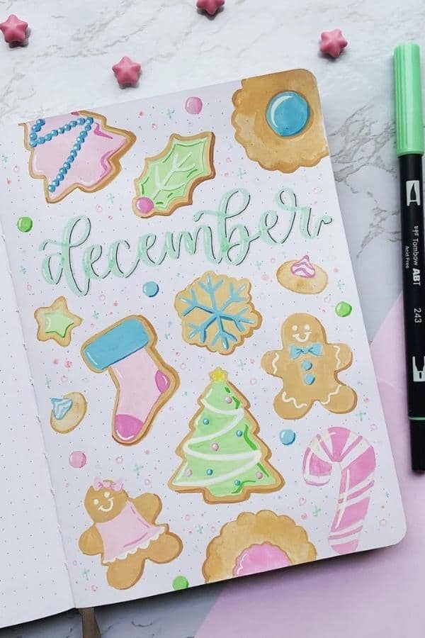 CHRISTMAS COOKIES DECEMBER COVER PAGE