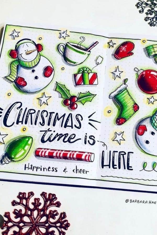 CHRISTMAS DOODLES COVER PAGE