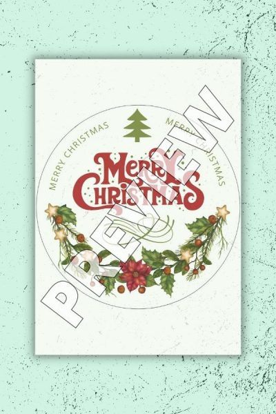10 Free Merry Christmas Printable Signs to Display