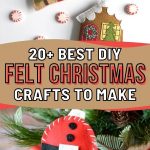 List of the best Felt Christmas Crafts to Make This Holiday Season