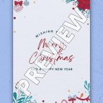 Green Red White Merry Christmas Printable