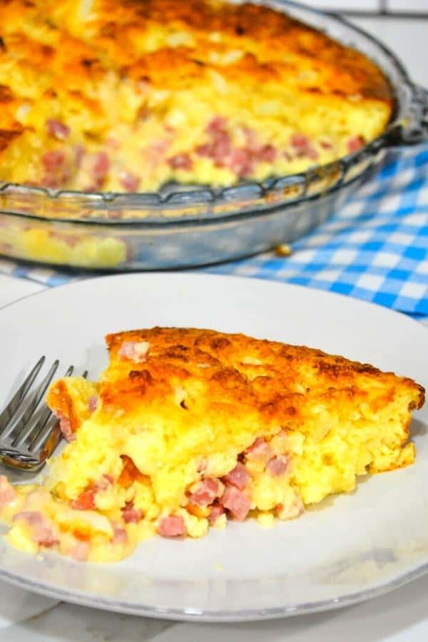 IMPOSSIBLE HAM AND SWISS PIE