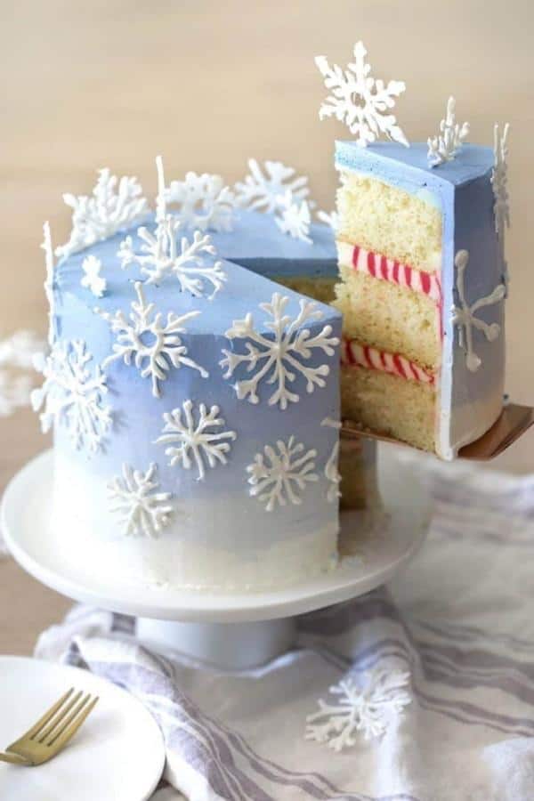 SNOWFLAKE CAKE