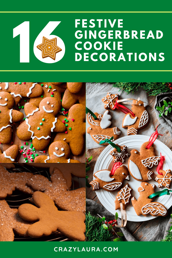 16 Festive Gingerbread Cookie Decorations