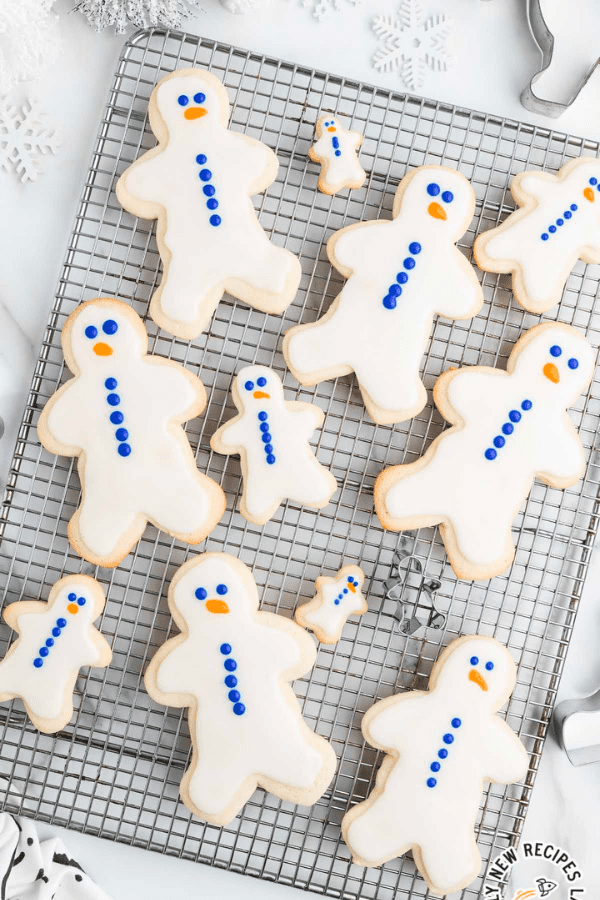 Snowmen Gingerbread Cookies