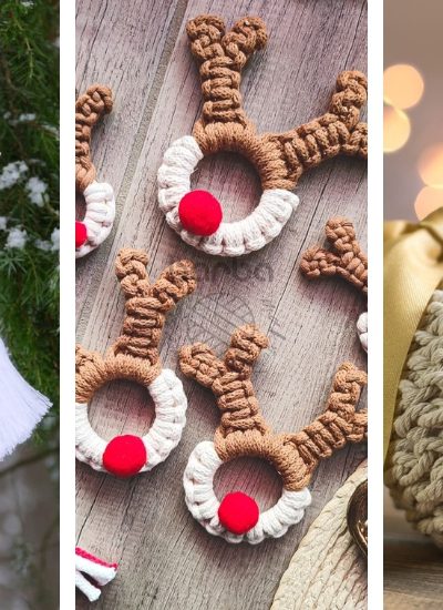 List of 15+ Easy DIY Macrame Christmas Decorations To Make