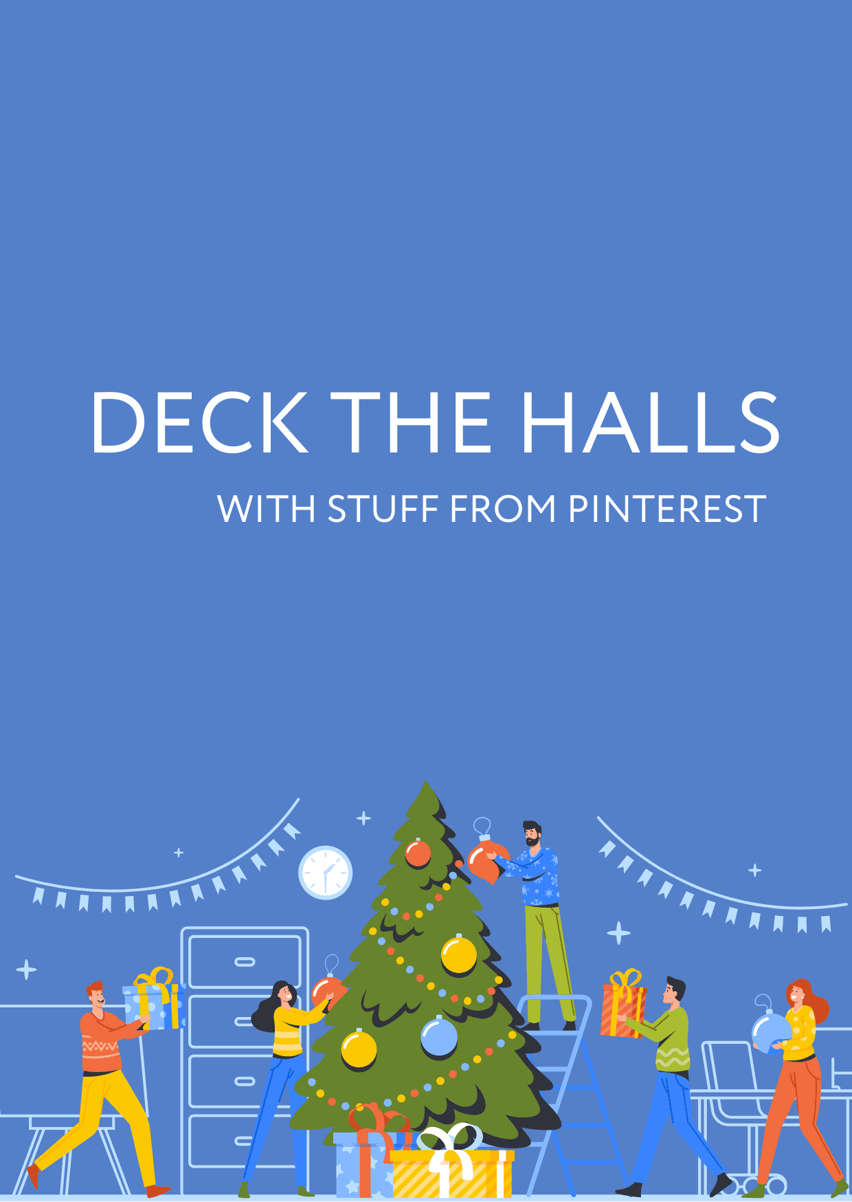 Deck The Halls Christmas Card