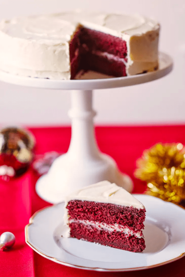 Gingerbread Red Velvet Cake