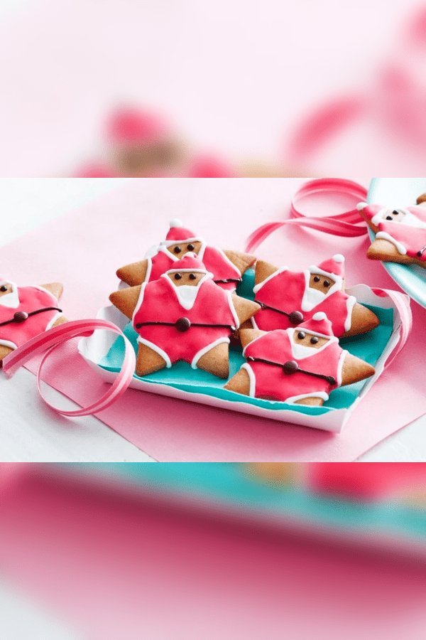 Santa Gingerbread Cookies