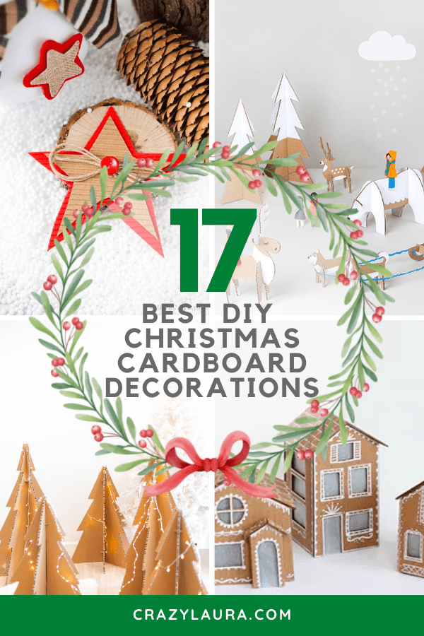 17 Best DIY Christmas Cardboard Decorations