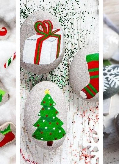List of the 30+ Most Creative Christmas Rock Painting Ideas