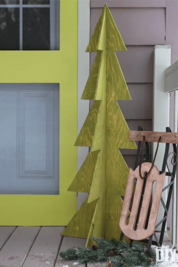 3D Wood Christmas Tree