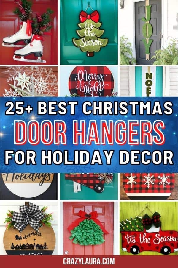 List of the Best Christmas Door Hangers For Holiday Decor