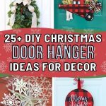 List of the Best DIY Christmas Door Hangers For Holiday Decorations