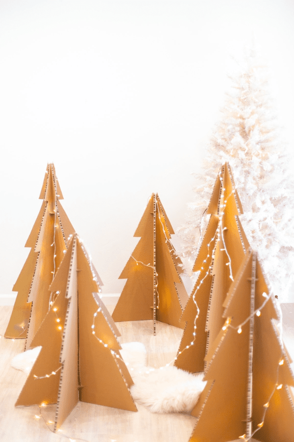 Giant Cardboard Christmas Tree