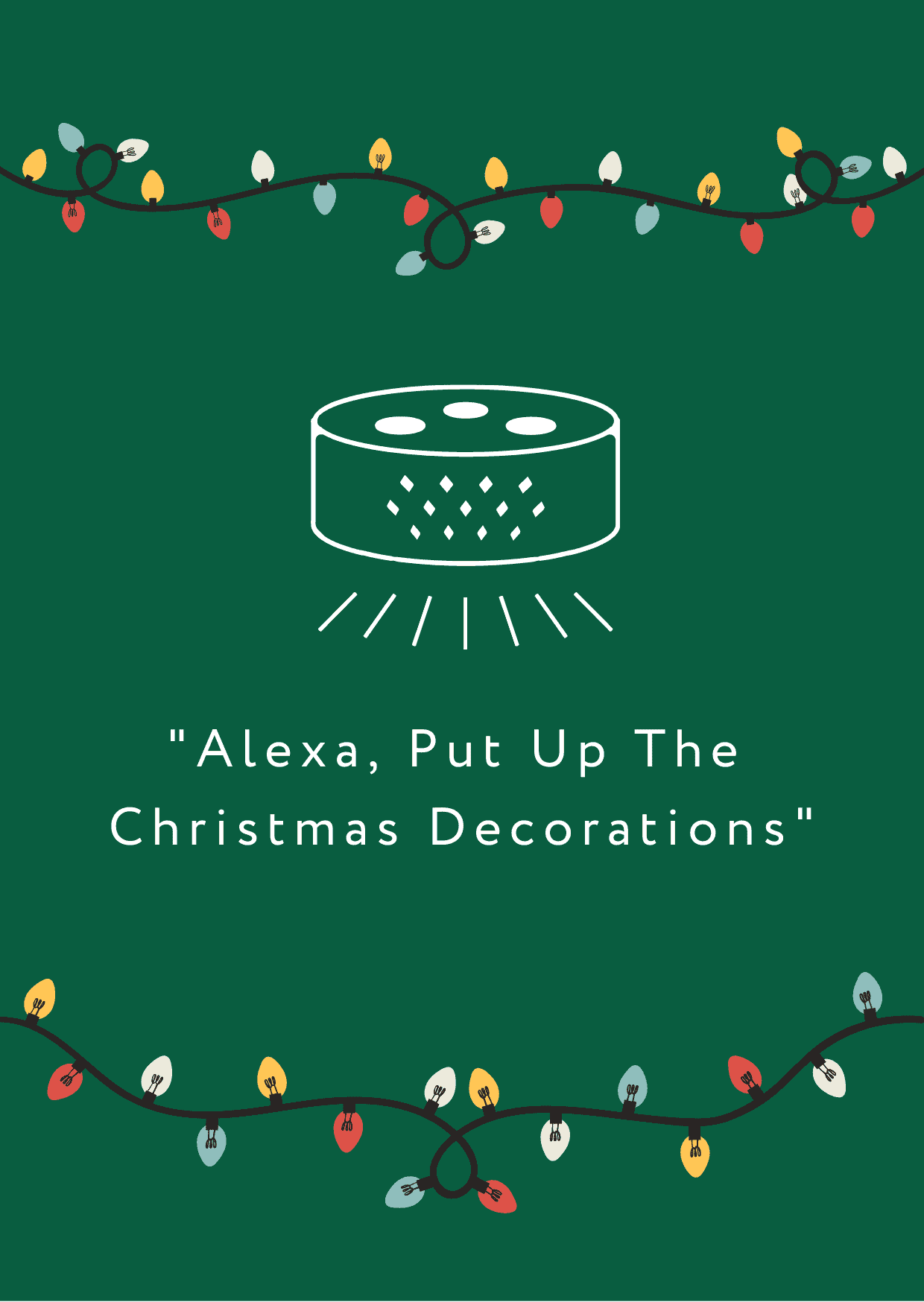 Hey Alexa Funny Christmas Card