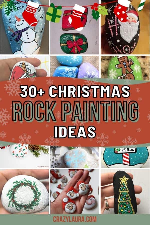 List of the Most Creative Christmas Rock Painting Ideas To Try
