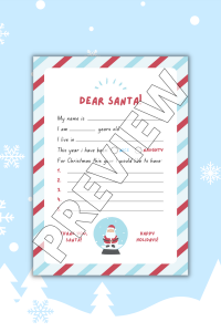 3 Free Christmas Printables for Kid's Wish List in 2025
