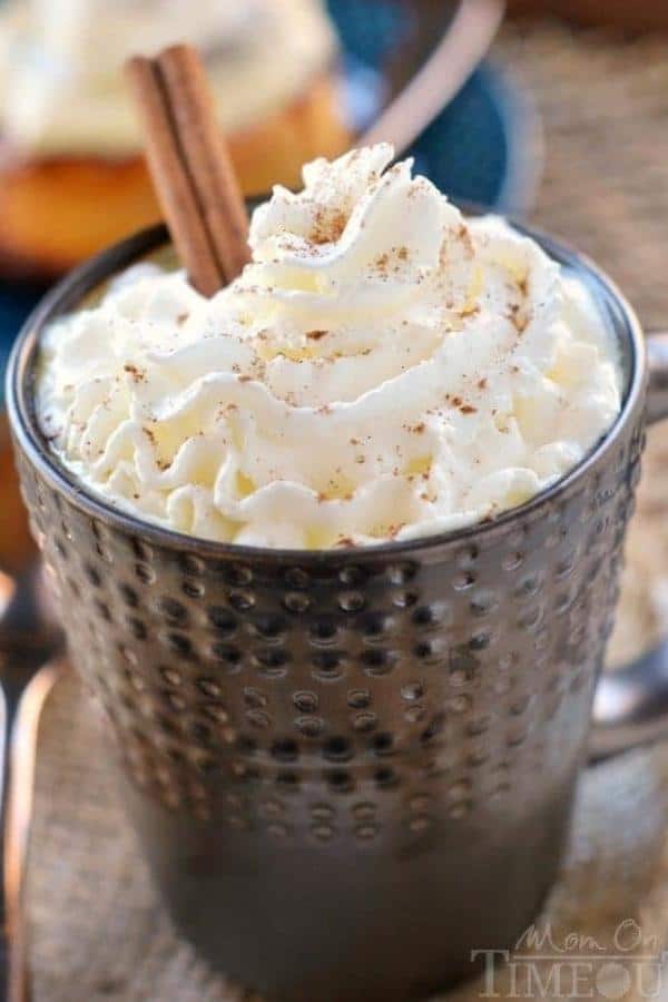 SLOW COOKER SPICED WHITE HOT CHOCOLATE