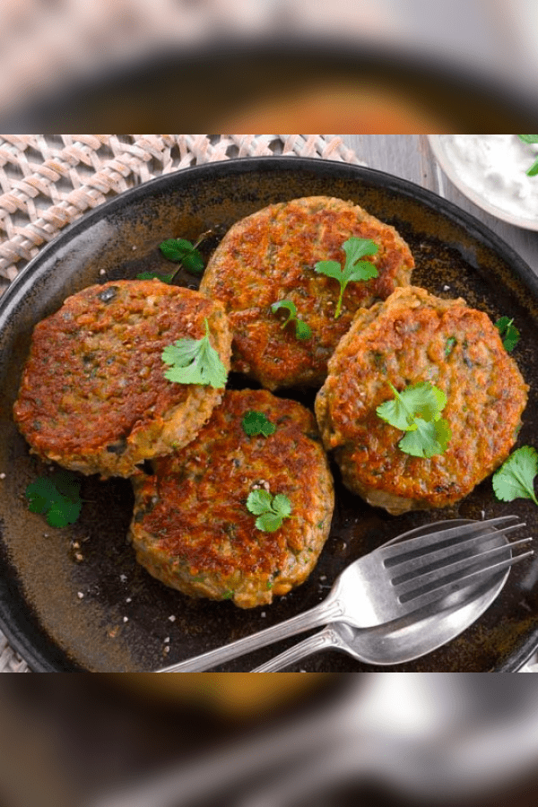 Spiced Lentil and Chickpea Patties