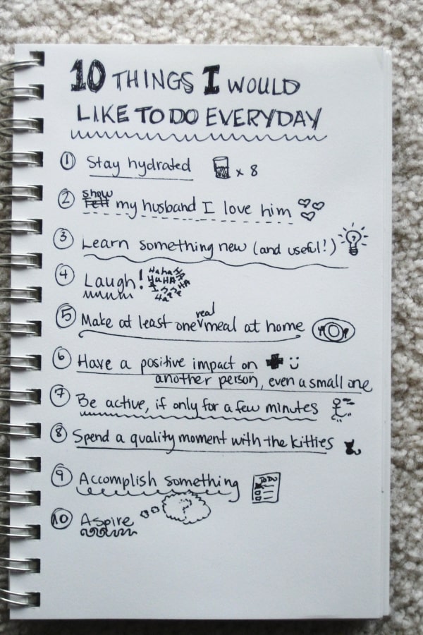 10 THINGS TO DO EVERYDAY