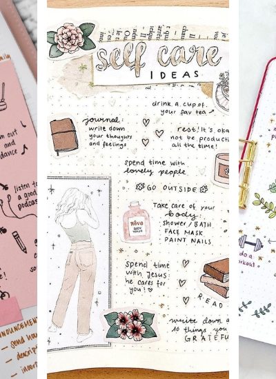 List of 15+ Motivational Self-Care Bullet Journal Page Ideas