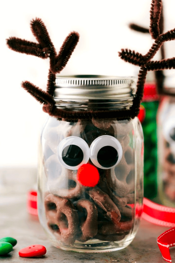 Christmas Reindeer Jars