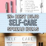 List of the Best BuJo Self-Care Page & Spread Ideas