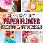 List of the Best DIY Paper Flower Crafts & Tutorials