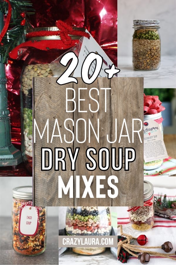 List of the Best Mason Jar Dry Soup Mixes As Christmas Gifts