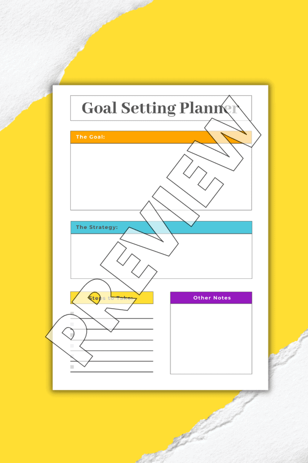 Color Blocking-Themed Printable