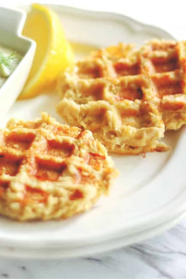 LOW-CARB WAFFLED TUNA CAKES