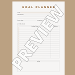 5 Free Goal Setting Printables To Help You Out
