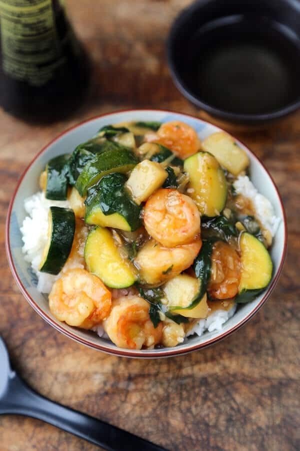 SHRIMP & POTATO ANKAKE DONBURI