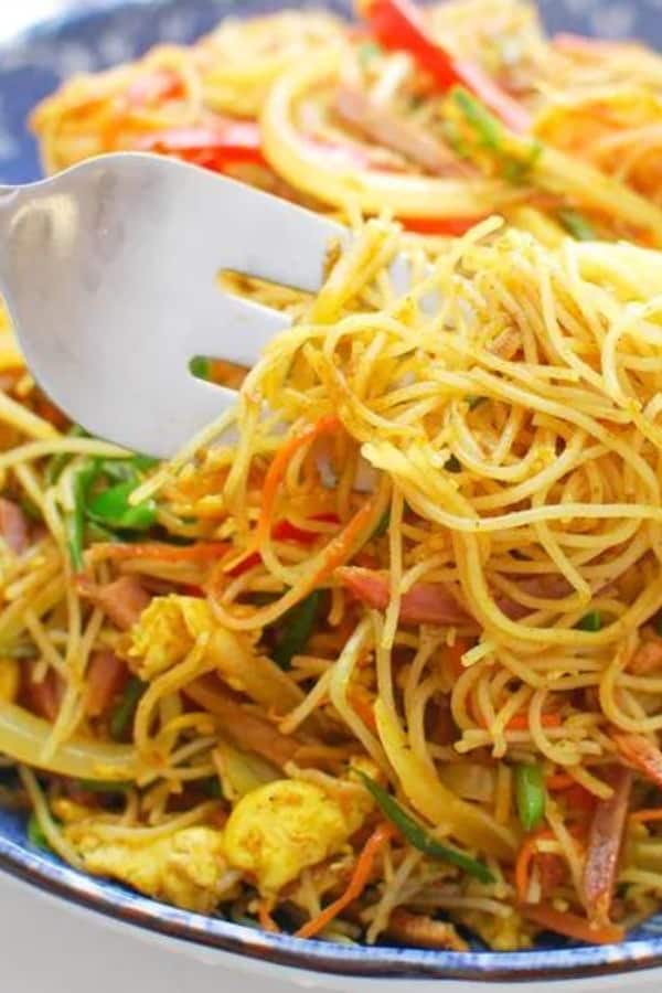 SINGAPORE CURRY RICE NOODLES