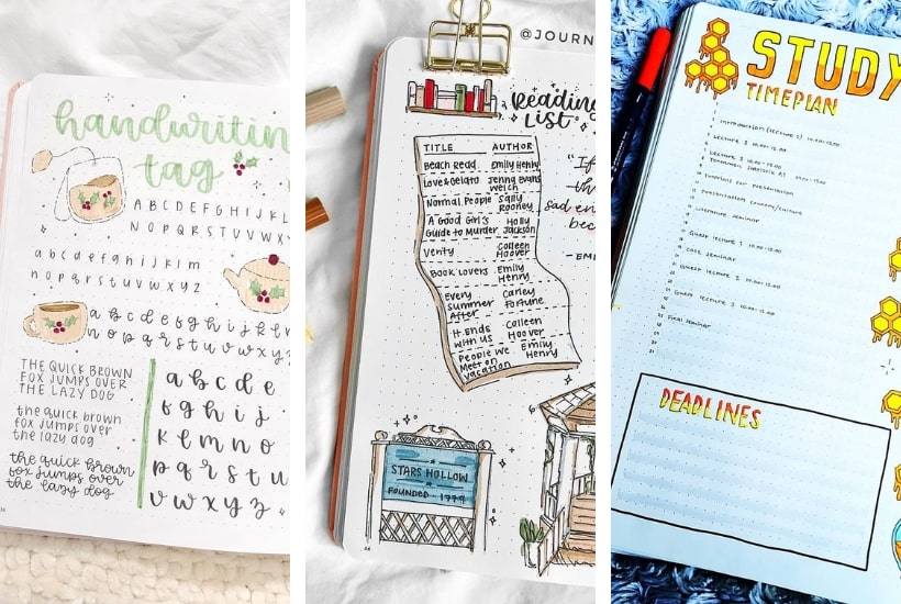 13+ Genius Bullet Journal Ideas for Students in 2024