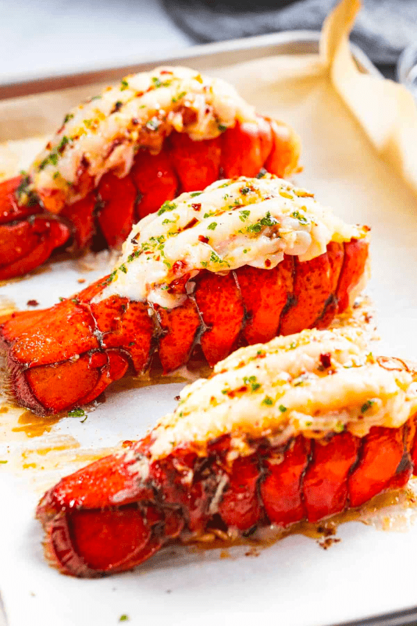 Lobster Tail With Garlic Butter
