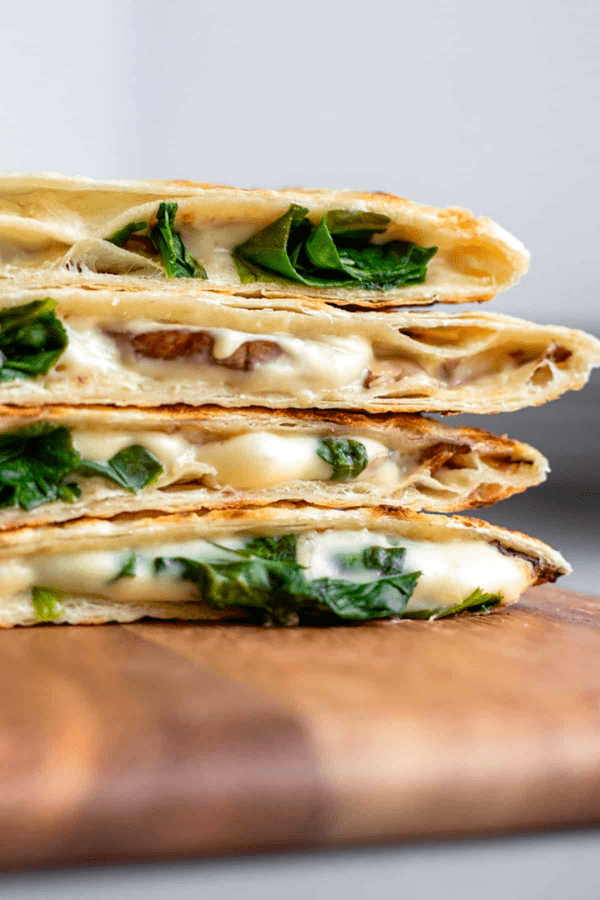 Easy Vegan Quesadilla With Homemade Cheese