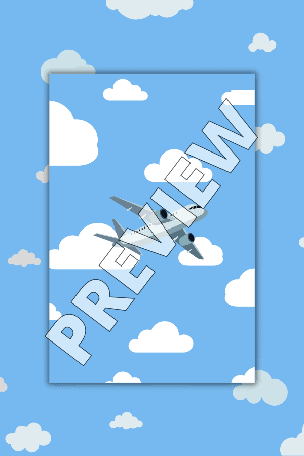 Airplane Nursery Printable