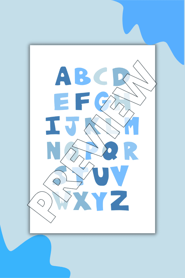 Alphabet Nursery Printable