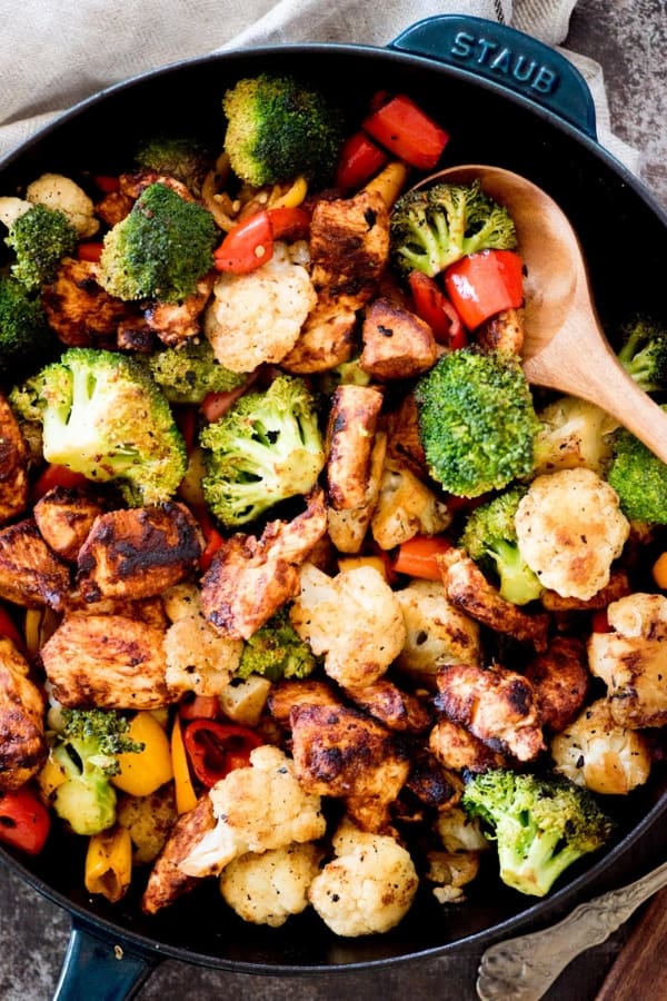 CHIPOTLE CHICKEN AND VEGETABLE SKILLET