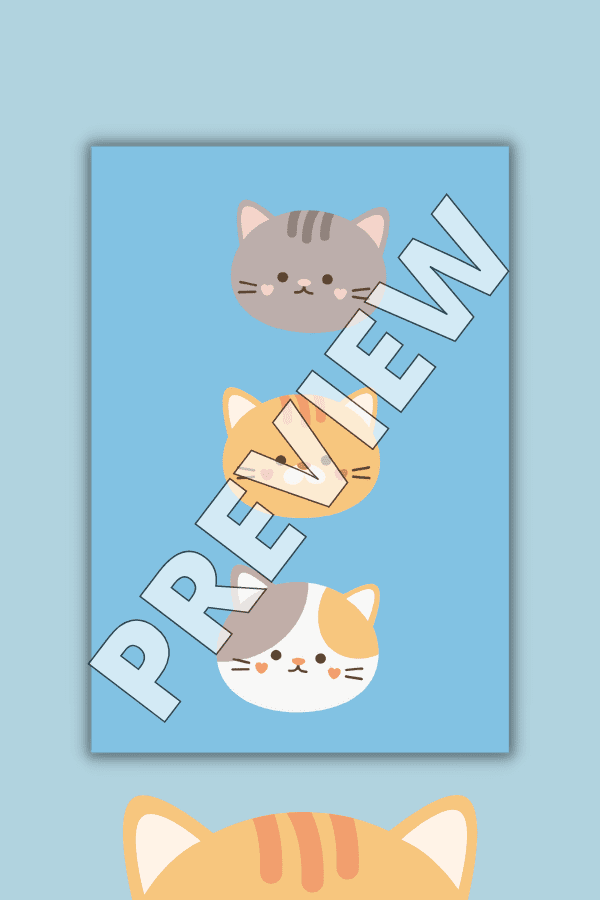 Cats Nursery Printable