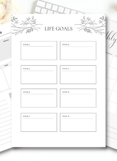 Get Organized with these 20+ Free Life Planner Printables