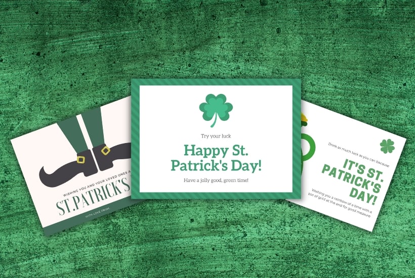 8 Free St. Patrick’s Day Printable Cards to Spread Irish luck