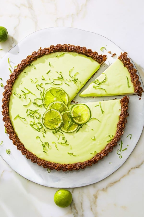 COCOA-NUTTY LIME TART