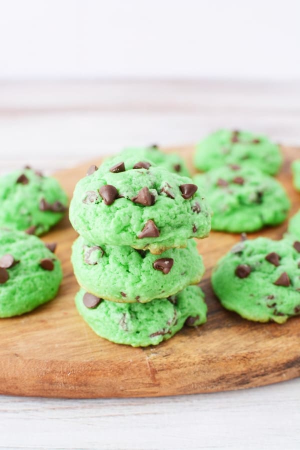 MINT CHOCOLATE CHIP COOKIES