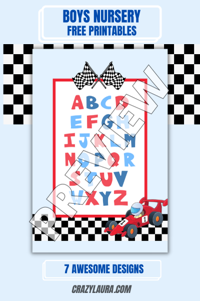 7 Awesome Boys Nursery Printables To Display - Crazy Laura
